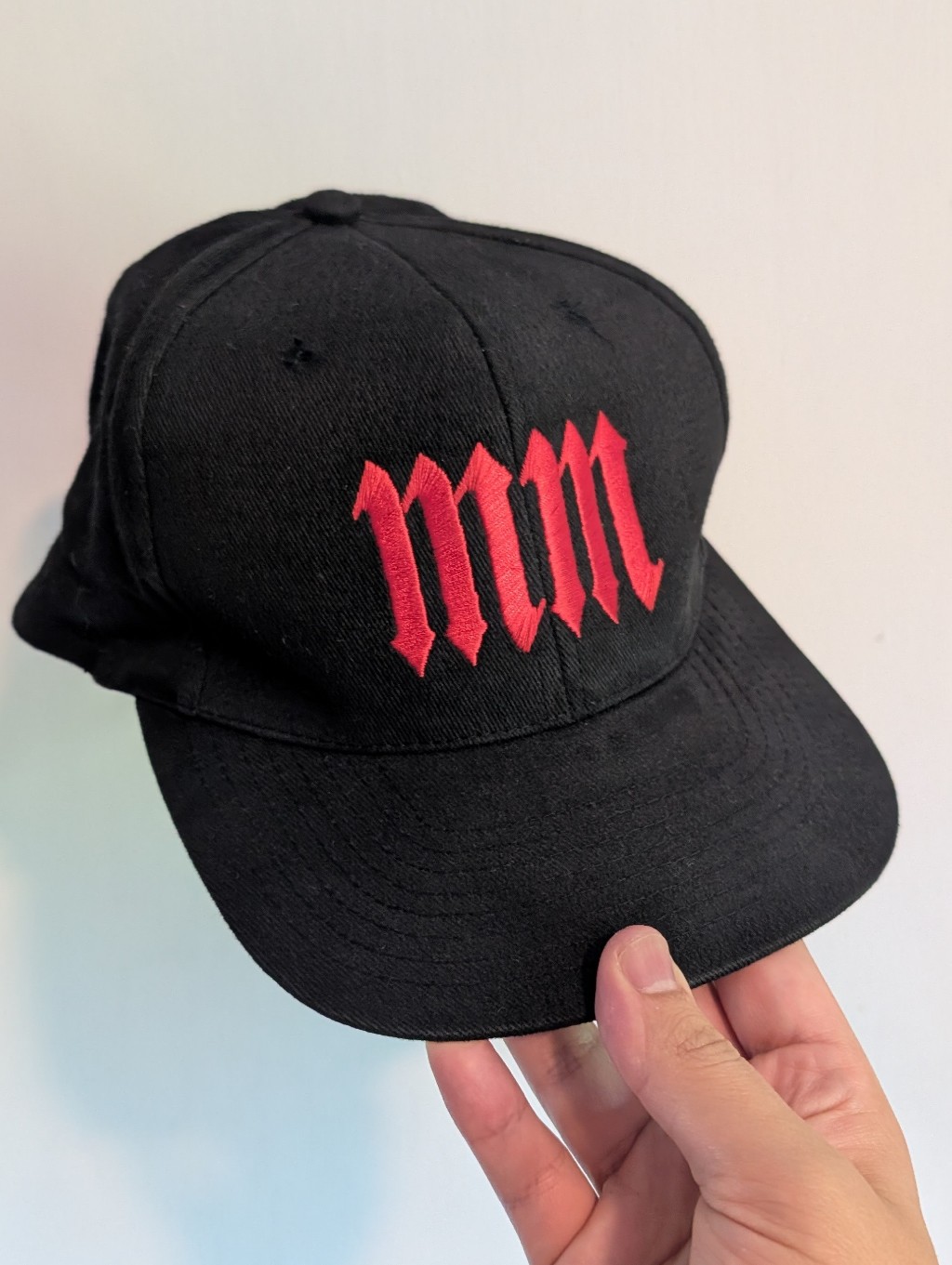 Rare Marilyn Manson Black Baseball Cap